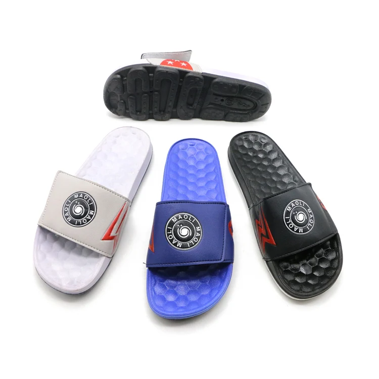 Custom Logo 3d Blank Mens Slides Footwear Sublimation Breathable Men ...
