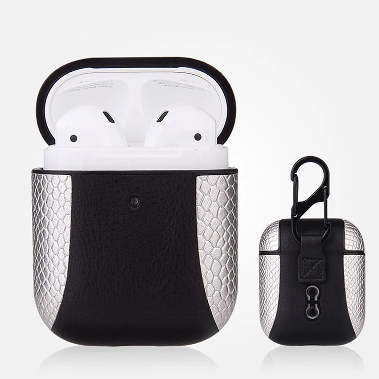 Luxury Pu leather Earphone Bag for Apple Airpods Pro Case