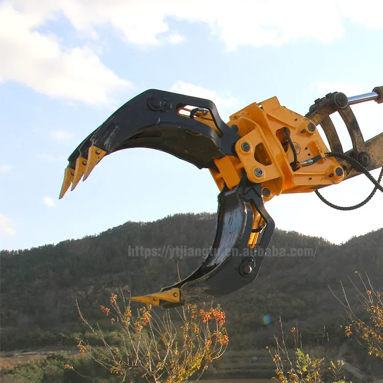
ISO9001/CE new spot Woods Log Stone Grapple new Hydraulic Excavator Grabs for Construction 