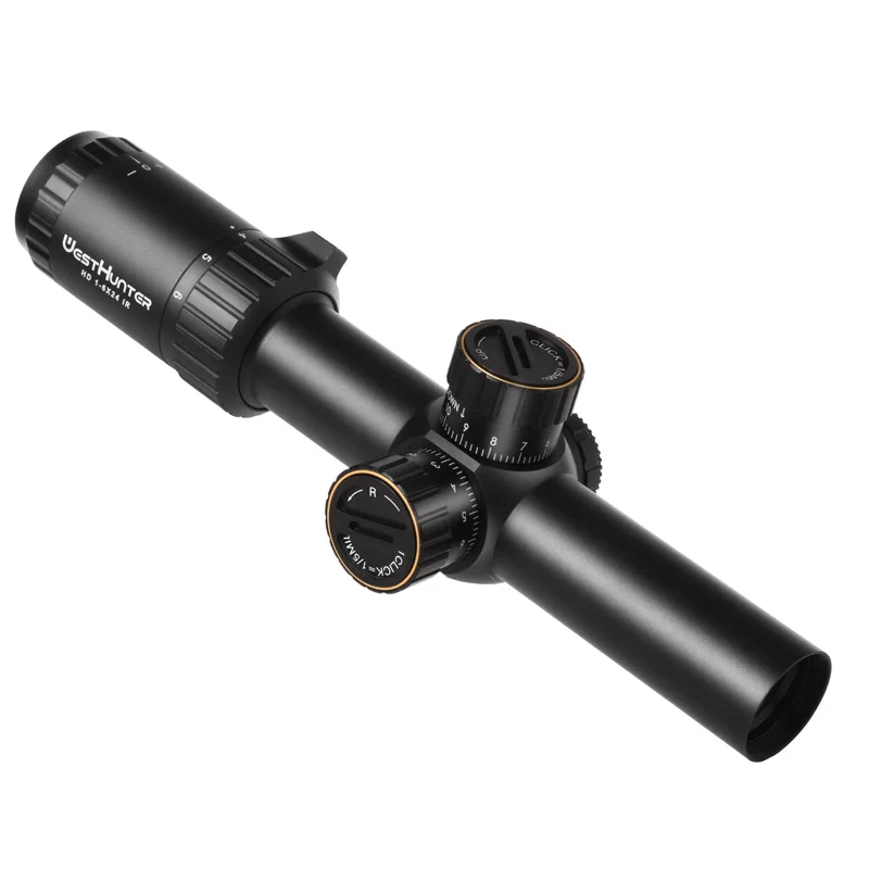 Westhunter Hd 1-6x24 Ir Compact Hunting Scope Tactical Rifle Scopes Red ...