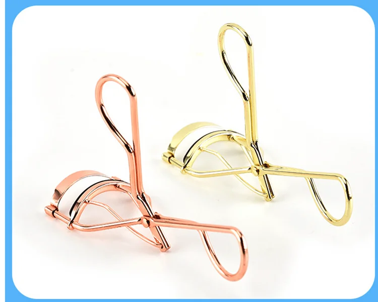 Best Low Moq Wholesales Oem Metallic Stainless Small Micro Mini Pink Rose Gold Custom Logo Private Label Set Eyelashes Curler