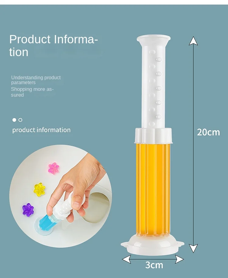 Wholesale Supply Floral Aromatic Toilet Cleaner Gel Disposable Odor Deodorant  Odor Eliminate For Freshening Your Bathroom