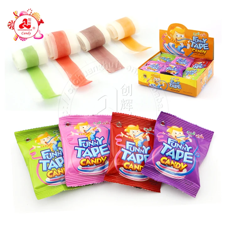 5g Soft Sweets Gummy Roll / Funny Tape Candy Buy Sweets