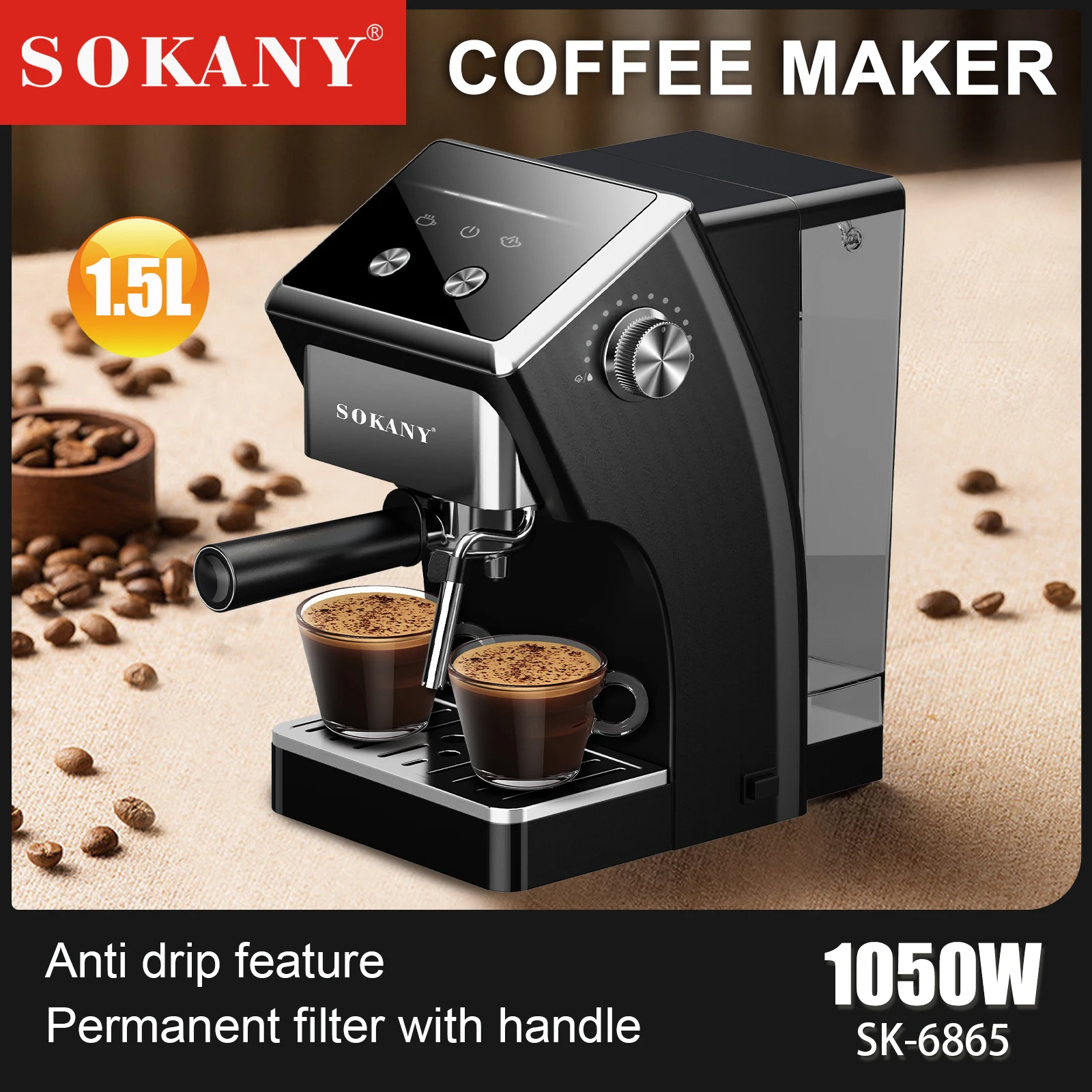 High Quality Customized Electric French Italian Espresso Machine Home