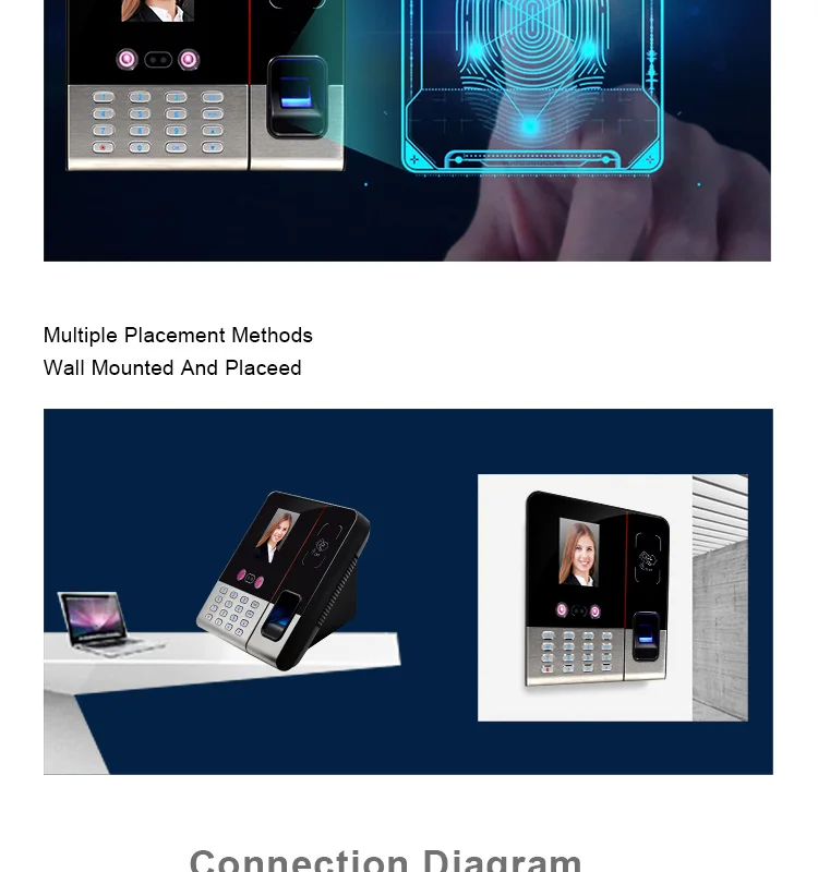 TIMMY TMF630 Face Recognition Time Attendance System