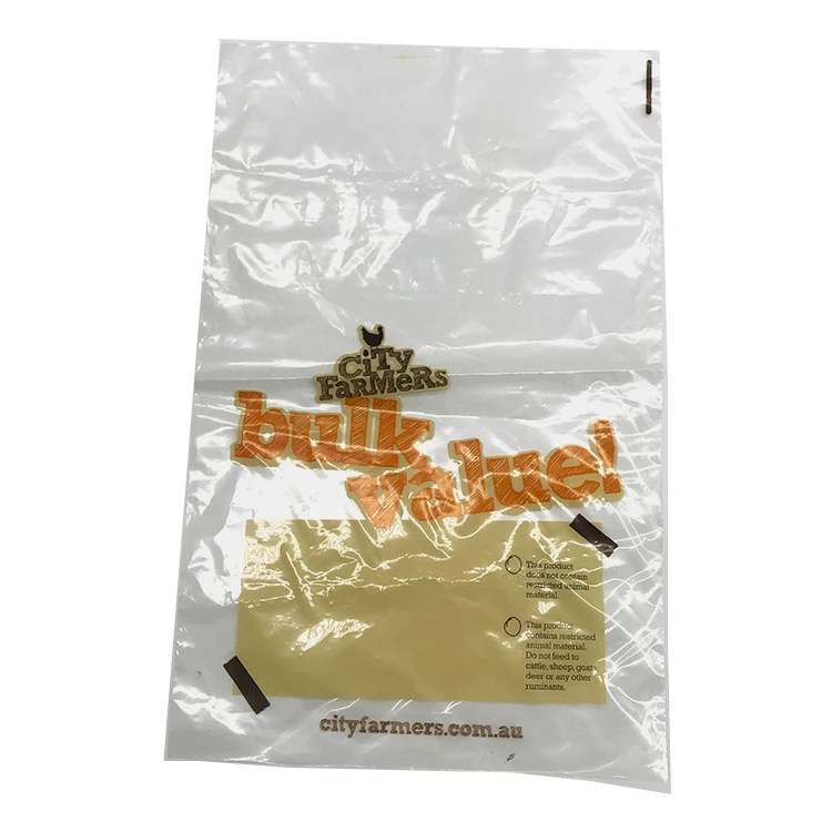 printed polythene bags