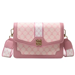 2021 Luxury Crossbody Bag with detachable strap Square handbag for women PU leather Fashionable Elegant messenger bag for lady