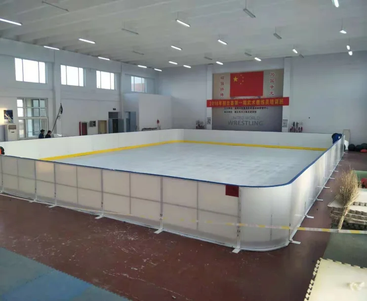 Fácil Mantenimiento Uhmwpe Sintético De Patinaje Sobre Hielo Juntas De