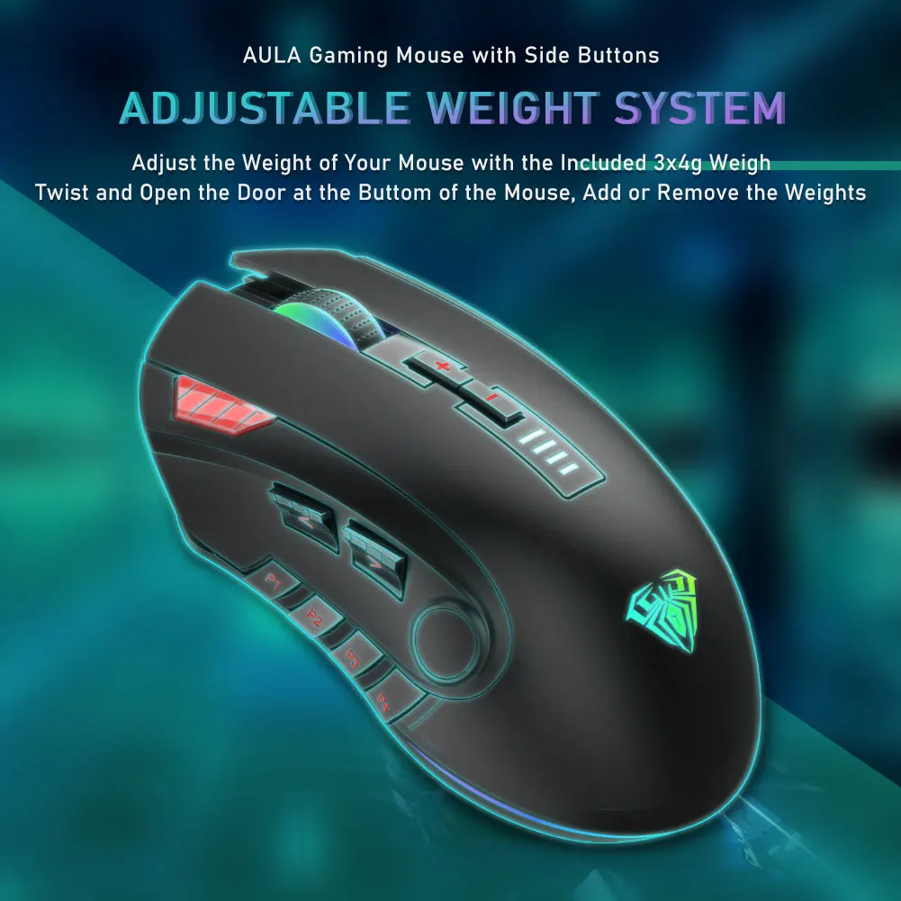 aula gaming mouse scroll wheel switch to gaming mode