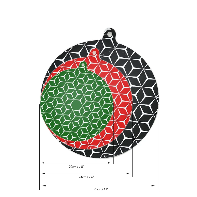 Silicone Fiberglass Induction Cooktops Mats Scratch Protector Round