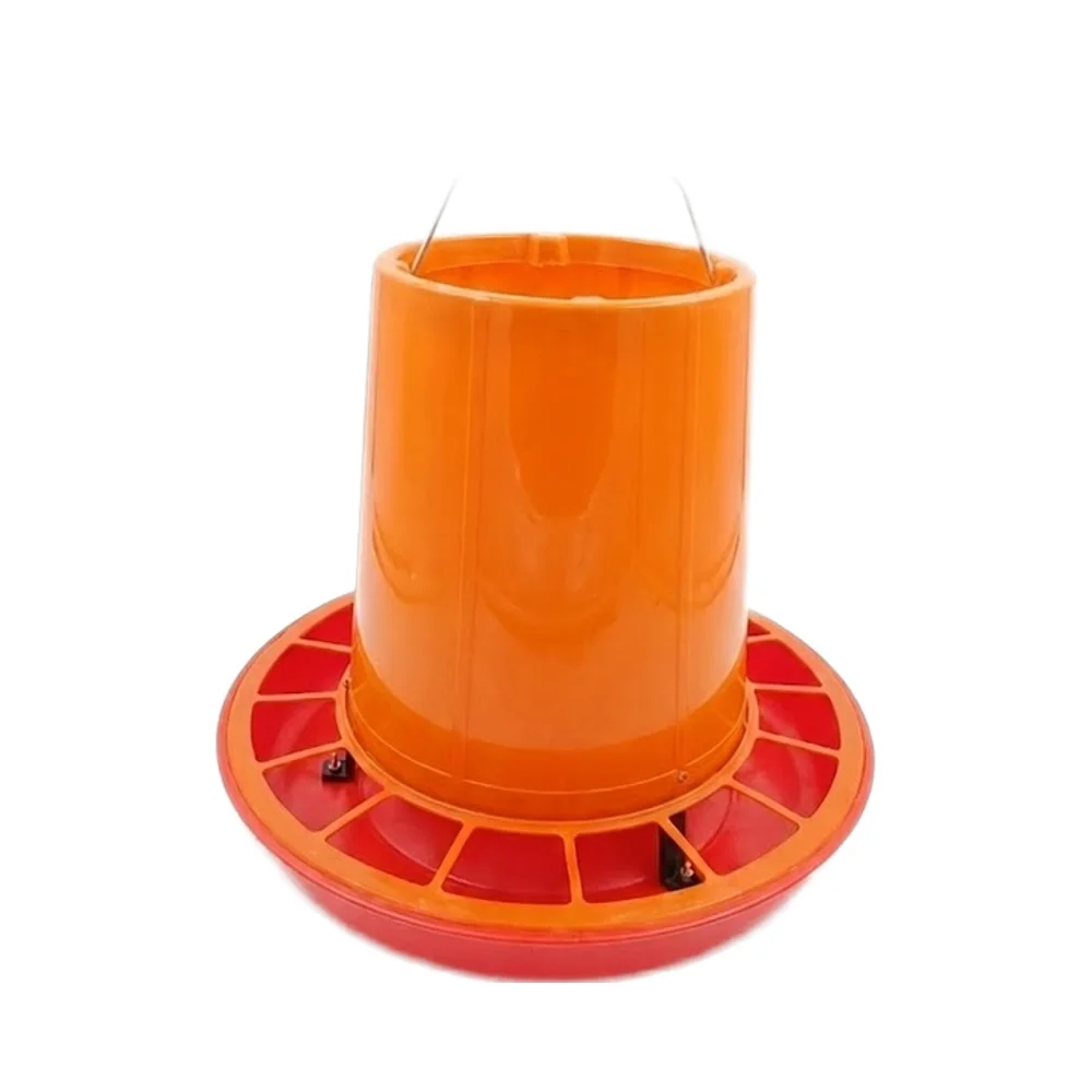 New Condition Manual Plastic Chicken Poultry Feeder Baby Chick & Adult ...