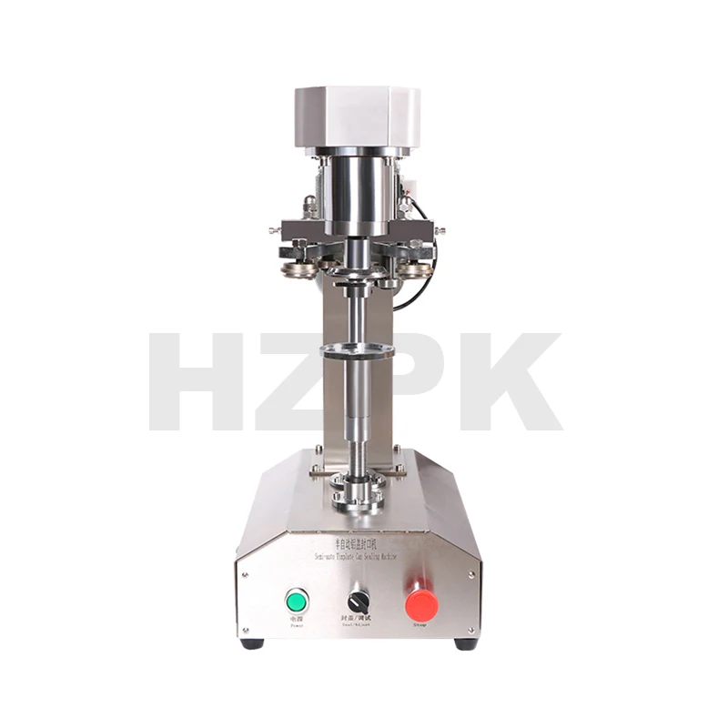 HZPK Semi Automatic Table Top Electric Pet Food Capping Machine