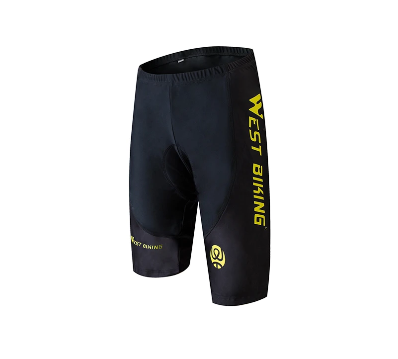 WEST BIKING Bicycle Shorts Breathable Quick Dry 3D Gel Padded Outdoor Sports Riding Underwear Lycra Fabric Jersey Cycling Shorts