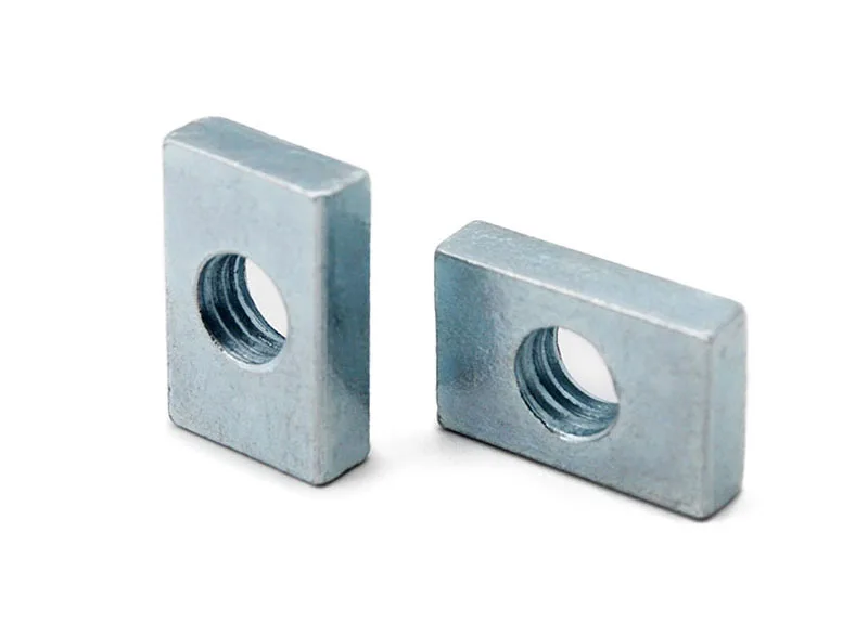 M3 M20 Galvanized Steel Square Rectangular Nuts Buy Square Nut