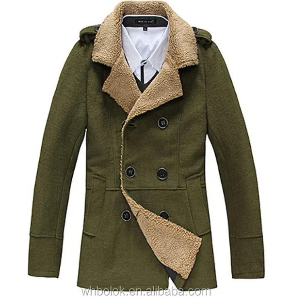 Custom Made European Style Men's Cotton Coat New Designs Winter Coats ...