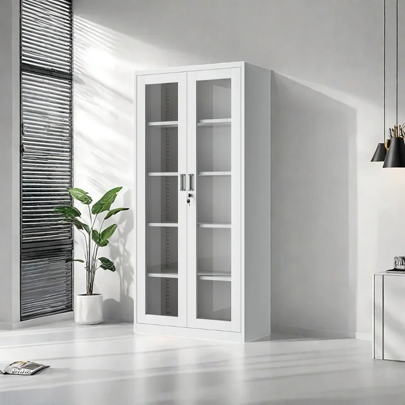 Office Furniture Movable Steel Flat Filing Cabinets Vertical Metal ...