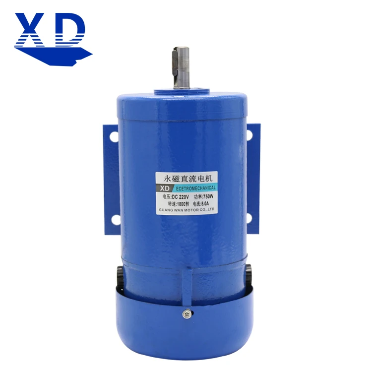 220v Dc Permanent Motor 750w High Power 1800rpm High Speed Motor