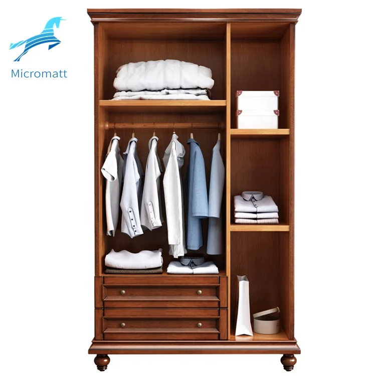 Venta al por mayor armario moderno de madera maciza-Compre online los