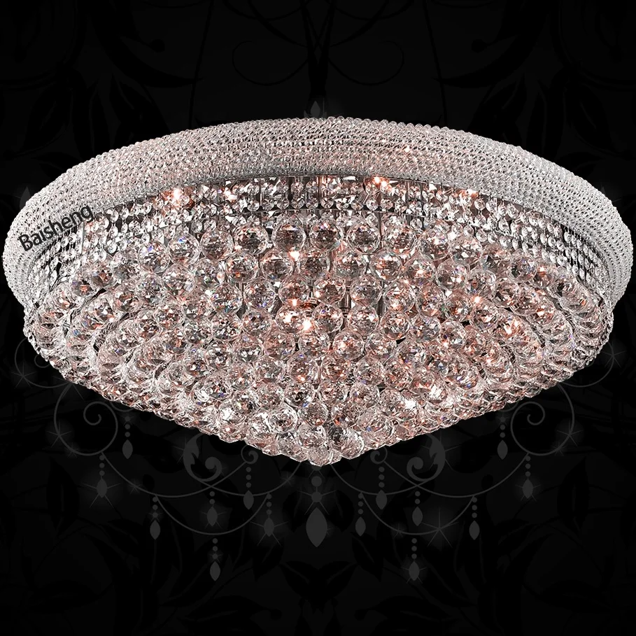 
90cm wide crystal ceiling light chandelier lampada da soffitto lampara de techo taklampe taklampa plafondlamp lustr 