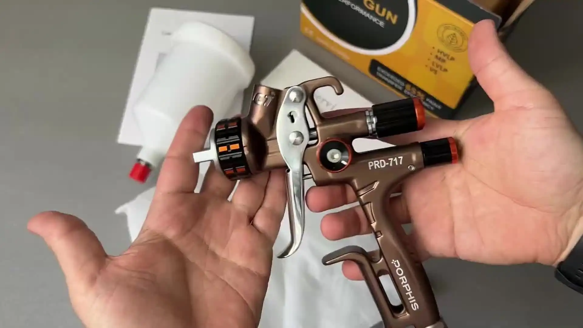 PORPHIS PRD-717 Spray Gun - Professional Car Painting Tool