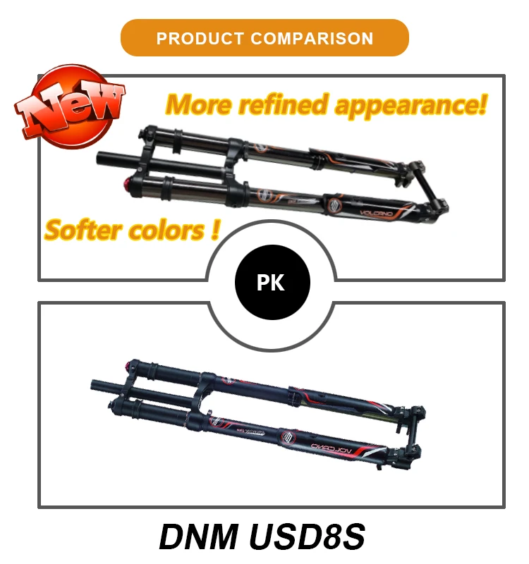 Dnm Usd 8s Front Suspension Carbon Fork For Road Bike Suspension Air Fork 26 27.5 29inch Shock