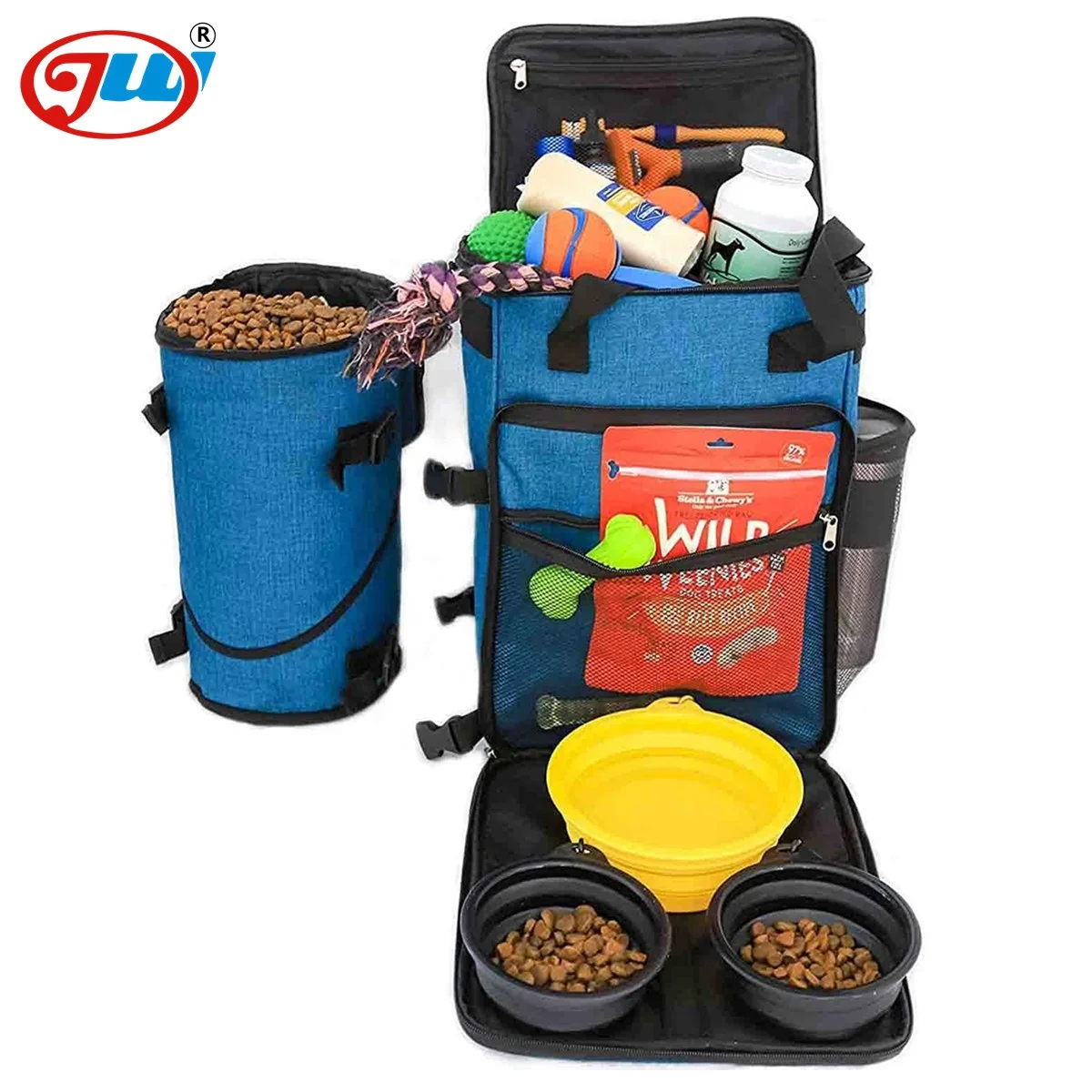 Bolsa De Viaje Para Perros Y Gatos,Accesorios Para Mascotas Con Bolsillos  Multifunción,Grande,Plegable Y Resistente Al Agua - Buy Bolsa De Viaje Para  Los Perros,Pet Bolsa De Viaje,Perro Contenedor De Alimentos Product on