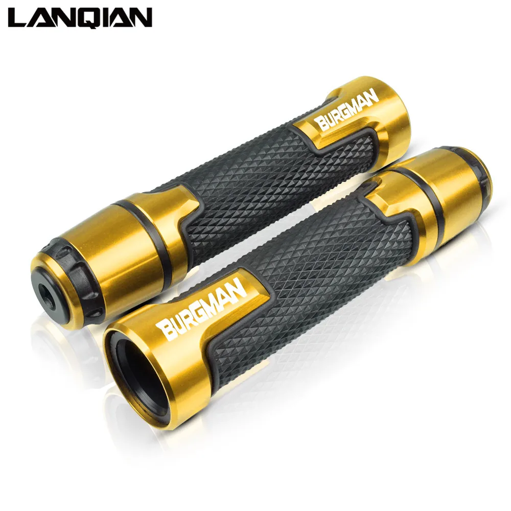 Αγορά Ανταλλακτικά μοτοσικλέτας  Motorcycle Handle Grip Handlebar Grips  cover For SUZUKI BURGMAN 650 400 125 200 AN650 AN400 AN125 AN200 Accessories