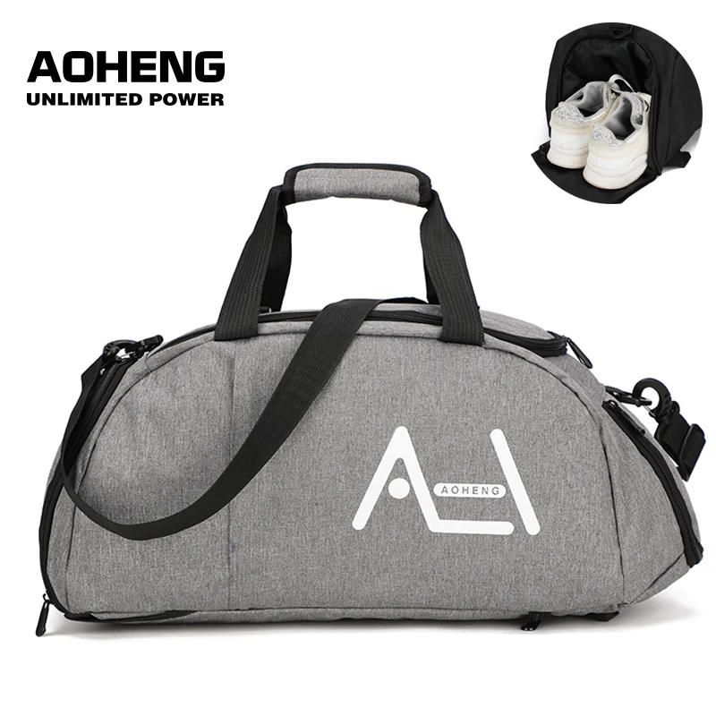 
Custom multi-function outdoor luggage sports fitness bag men and women nylon cloth waterproof travel backpack 