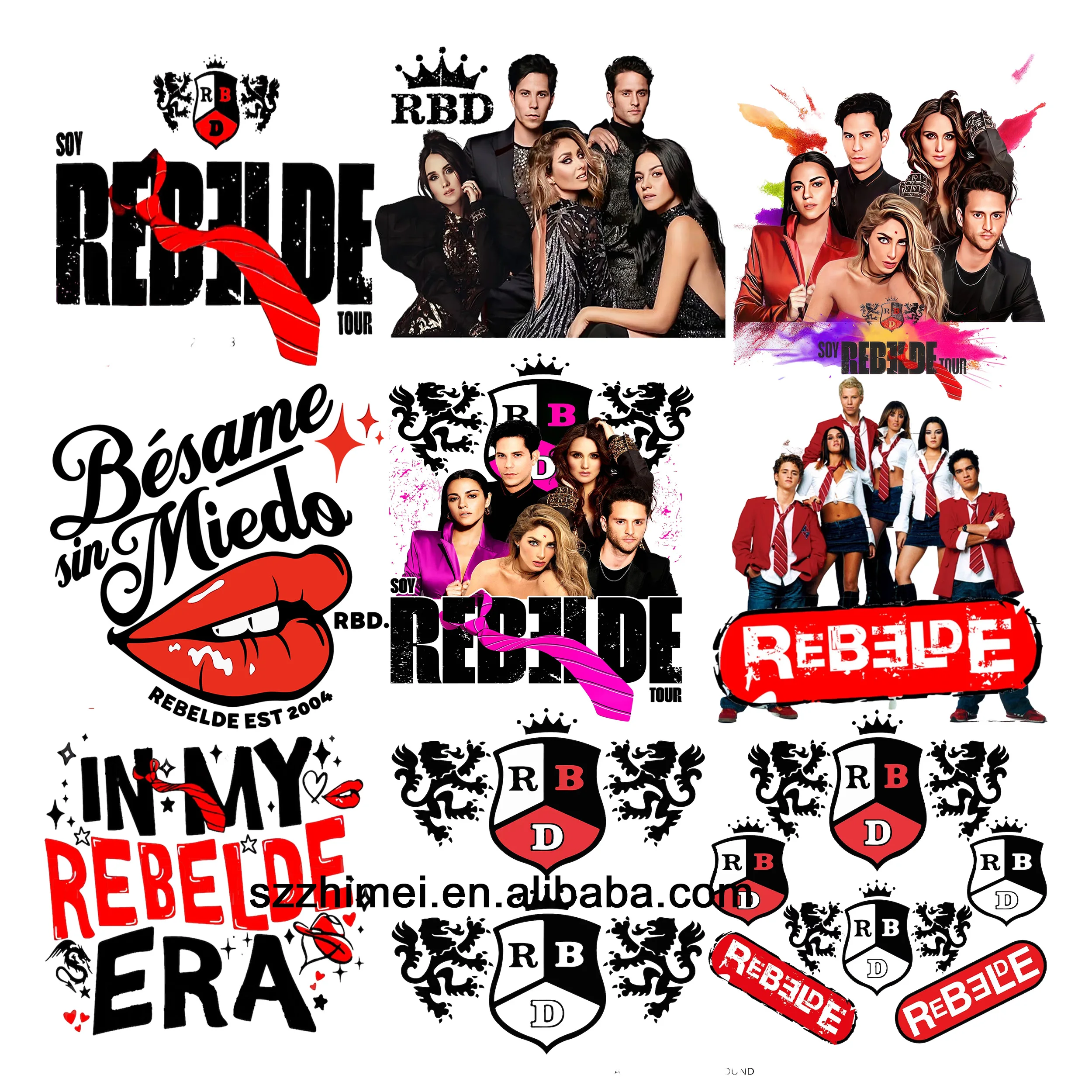 RBD Rebelde popular Stickers