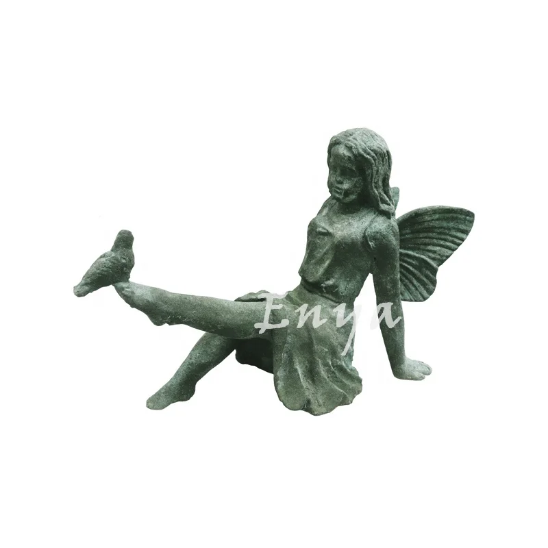 cast iron fairy garden ornament