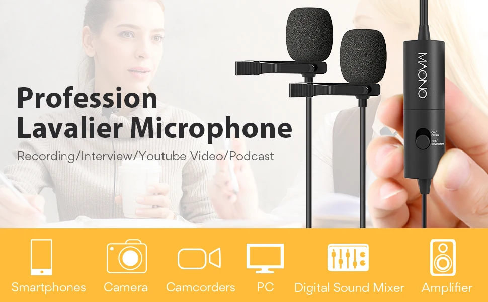Personalized Black Smallest Hidden Camera Lavalier Microphone Buy