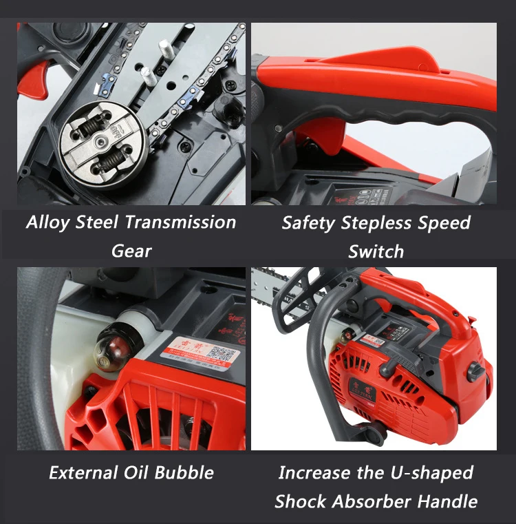 Manufacture Price Petrol Stable And Less Vibration 22 inch Gasoline Chain Saw, Professional Chainsaw