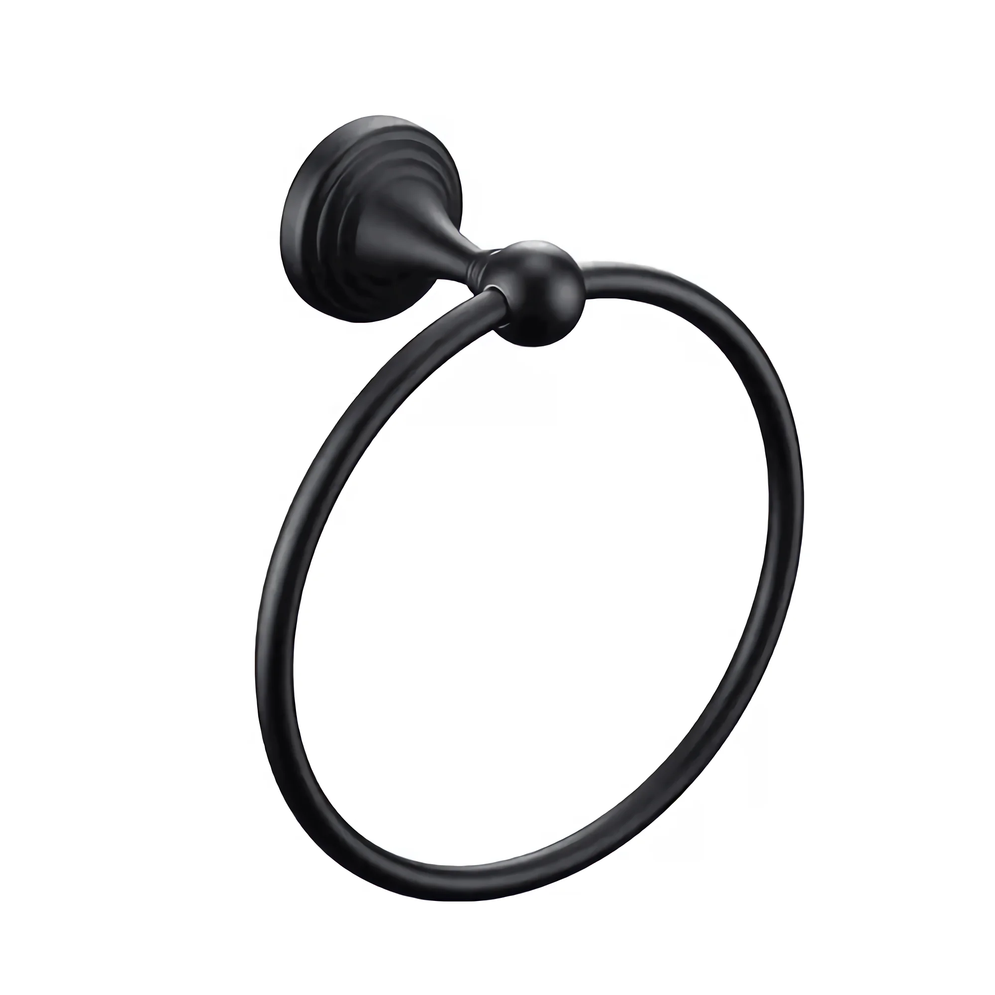 Luxury Wall Mounted Hardware Accessory Set 6pcs Bathroom Accessories Black Bathroom Hardware Set