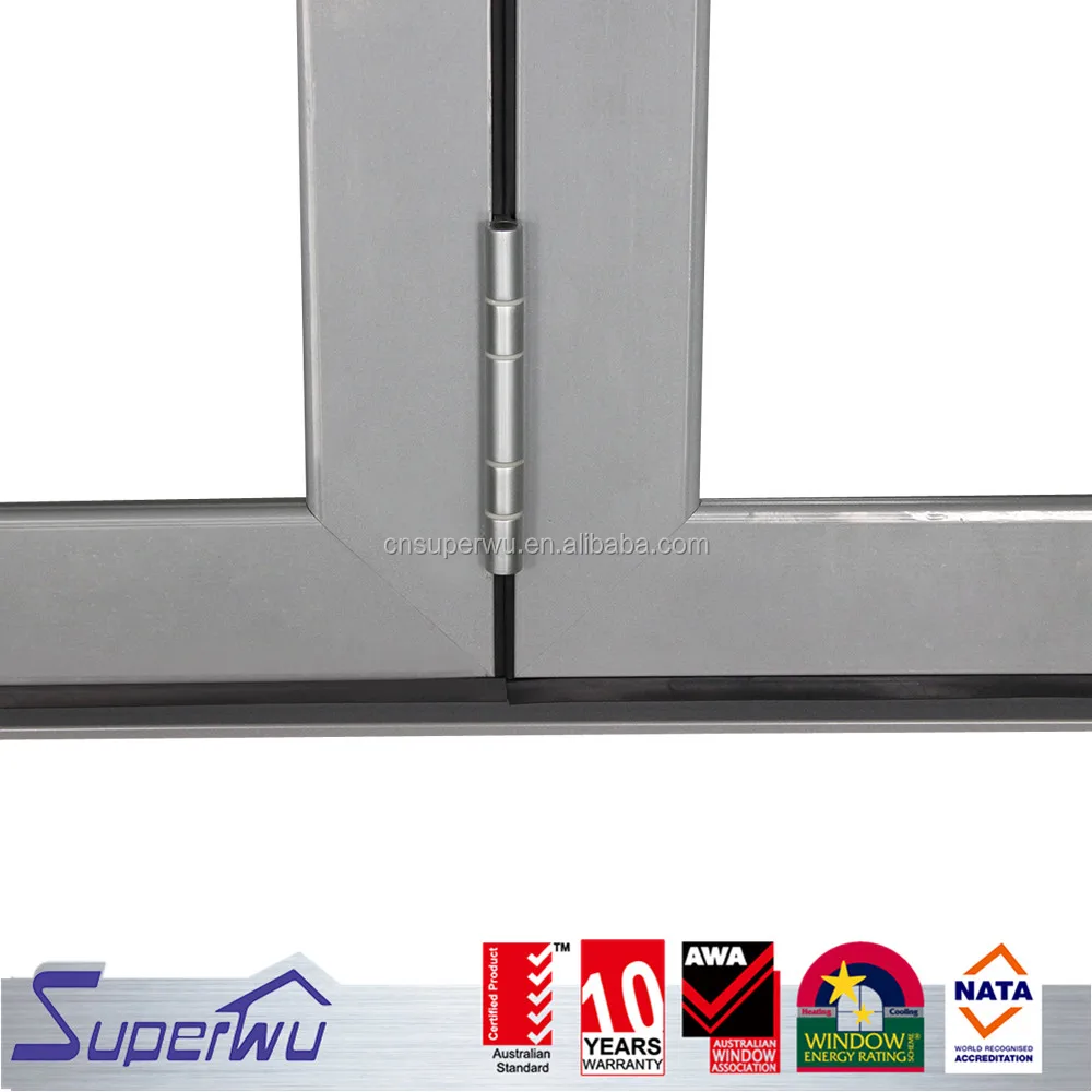 Aluminum Alloy Corner Folding Door Australia Brand Bi fold Doors double glazed