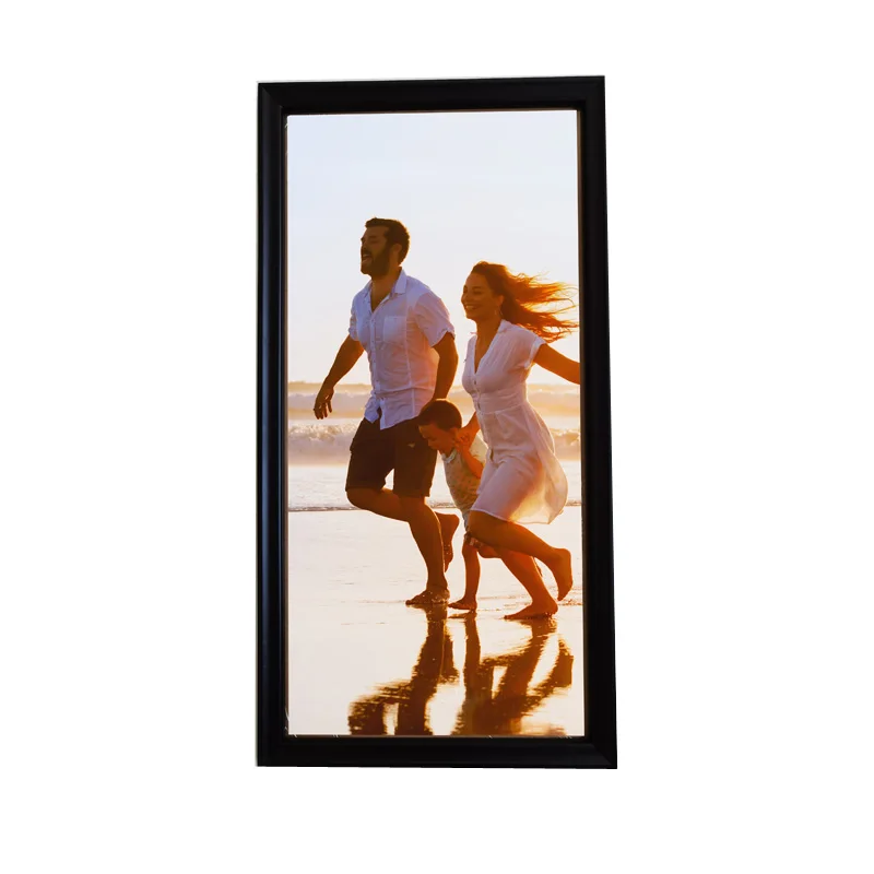 Large gallery wall decor wooden MDF picture photo frame 34x70cm with black natural and dark brown color