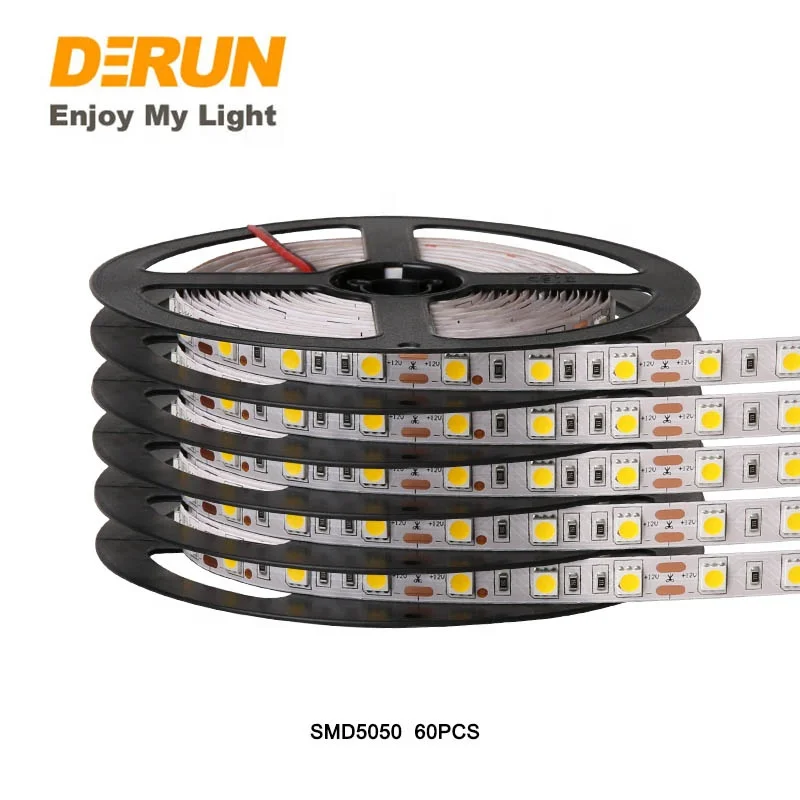 FPC 120 leds/m led strip light waterproof SMD 5050 12v  , LSL-5050