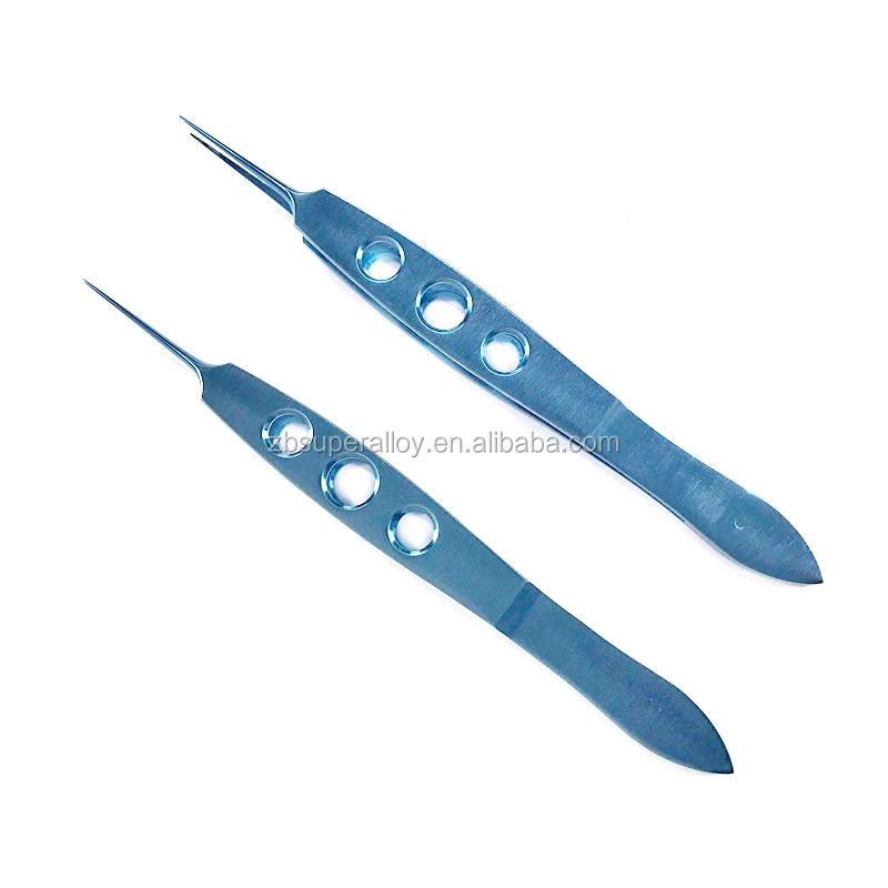 Titanium 105mm Straight Surgical Forceps Titanium Alloy Cataract Set For Ophthalmic Surgical