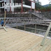 Used floating docks with plastic pontoon galvanized steel structure