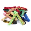 COOMAMUU Colorful Braid Chinese Frog Buttons Strip Shape Knot Fastener Sewing Handmade Craft Supplier Fancy Buttons