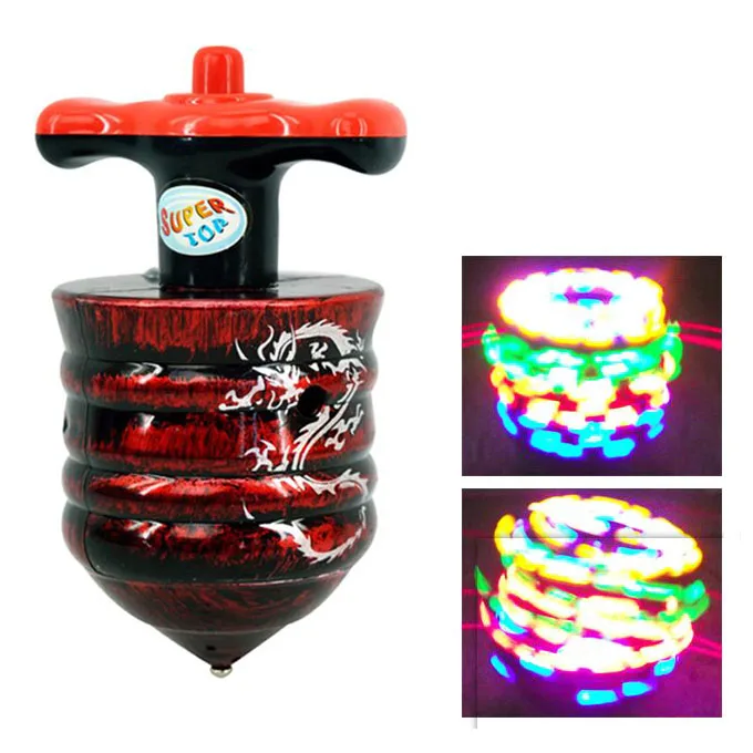Magic Spinning Top Gyro Spinner Laser LED Music Flash Light for Gift 1PC UK 