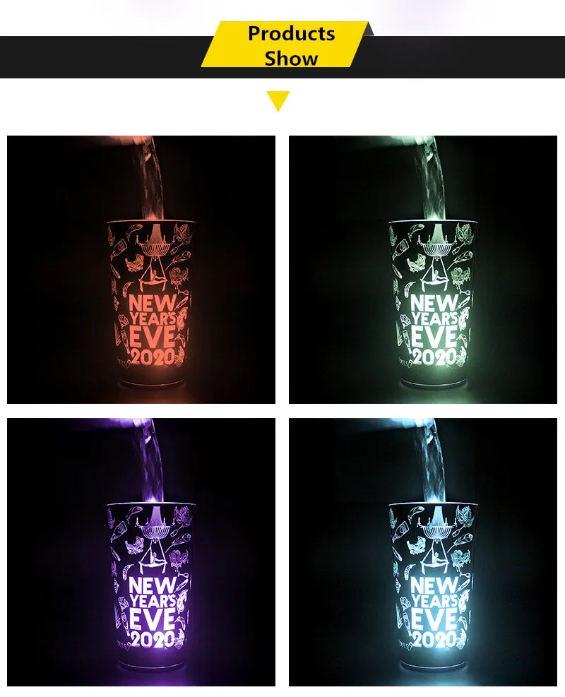 Amazon Caliente Led De Inducción Colorido Luminoso De La Taza De Café