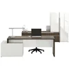 Modern supervisor workstation desk manager office computer table work area