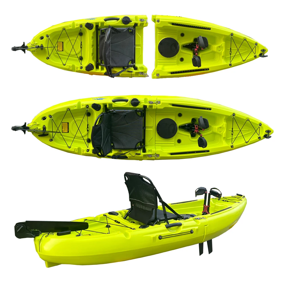 Easy Carry Hardshell Two Section Detachable Foldable Flape Pedal