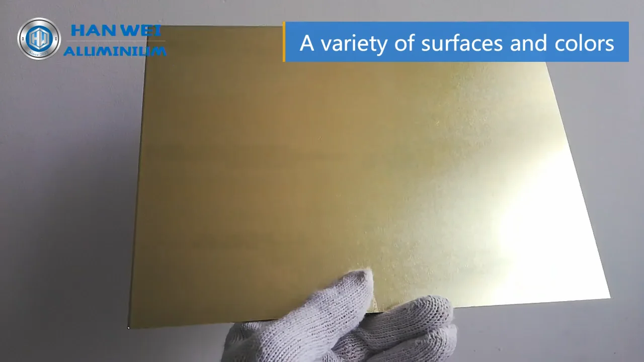 Custom Size Price Anodizing Plate Gold Mirror Anodized Aluminum Sheet