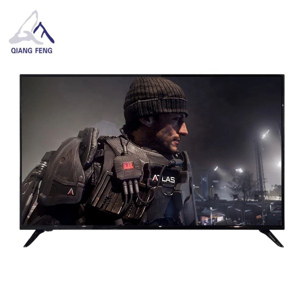 Close-up of TCL QM8K 98-inch TV showing uniform backlight and sharp text rendering