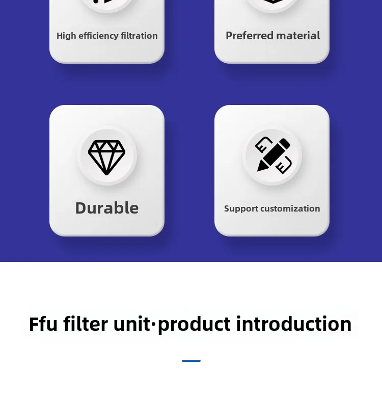 Air Purifier, FFU, Galvanized Steel - detail 4