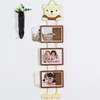 Wholesale 5*7 Inches Three Shaped Kids Special Gift Square Acrylic Plastic Synthetic Girl Photo Frame
