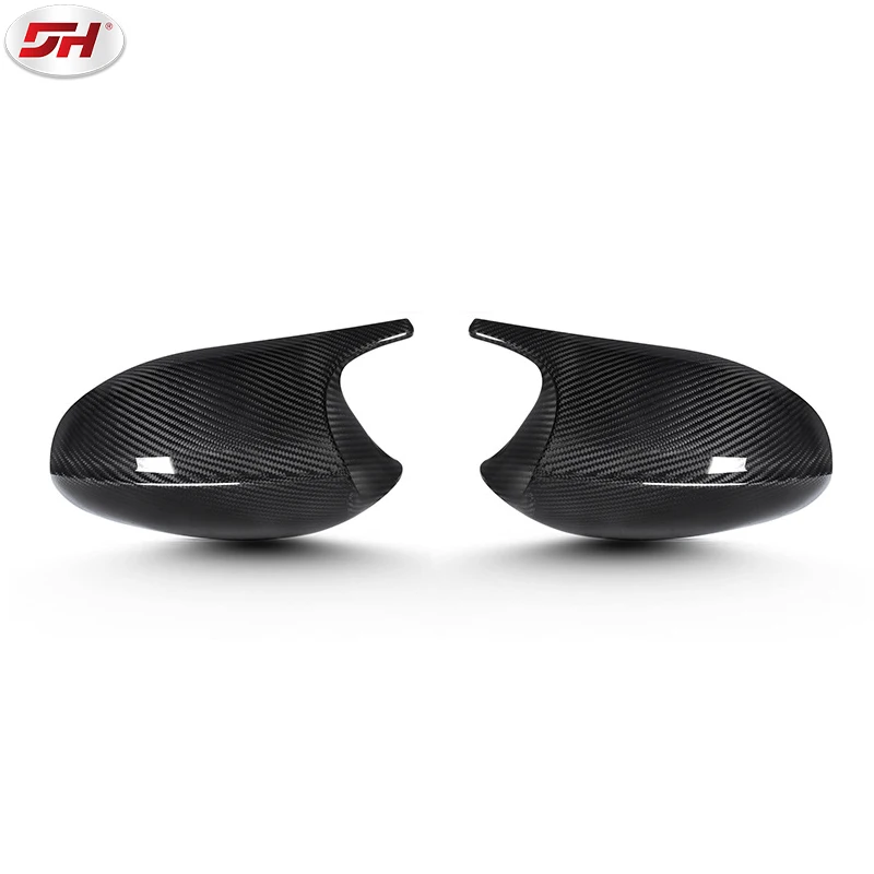 dry carbon fibre retrofit rearview mirrors Bullhorn model shape side wing mirror house for BMW 3 Series E92
