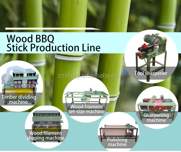 china supplier chopstick round sharpening toothpick cutting bamboo dissection machine