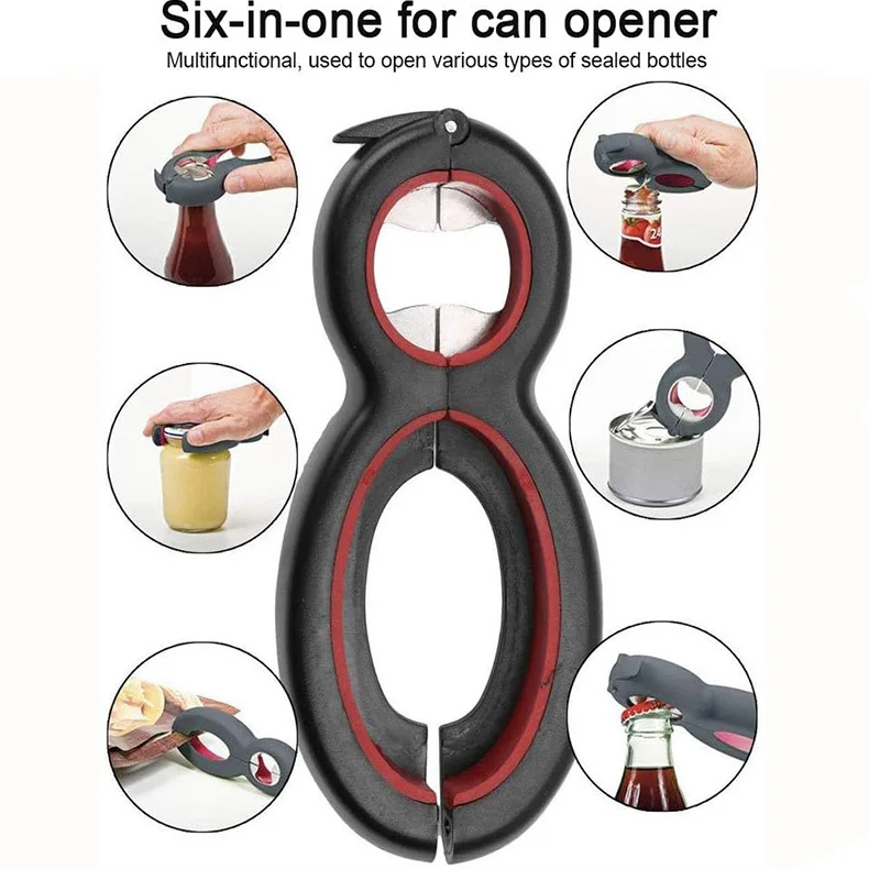 Multifunctional Non Slip Jar Bottle Opener Weak Hands Can Openers Beer ...